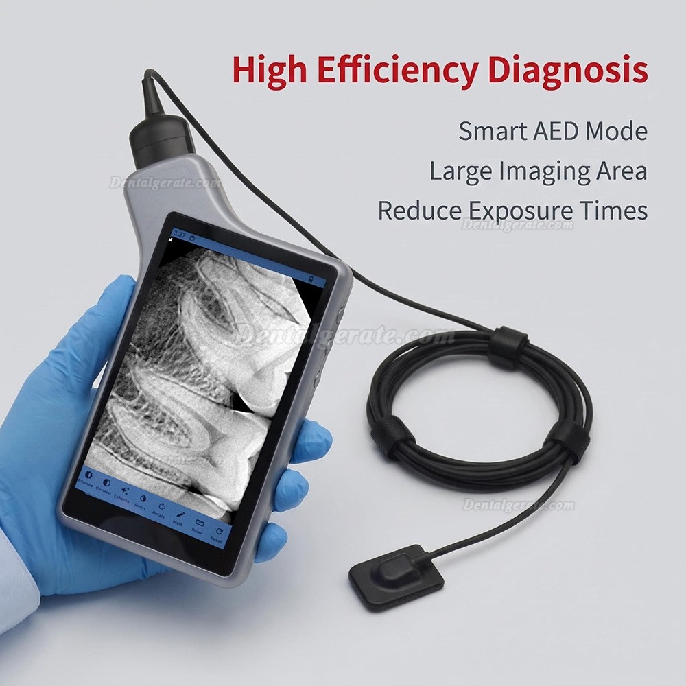 Dental Digitales R&ouml;ntgensystem X-2006 / RVG-Sensor mit 5-Zoll-Tablet-Bildschirm
